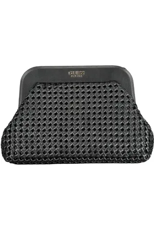 Guess Torebki, Kobieta, Czarny, ONE SIZE, Len, Czarna Torba Damska z Polietylenu