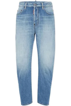 Dsquared2 Jeansy, Mężczyzna, Niebieski, XL, Bawełna, Wash Bro Jeansy