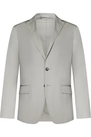 LOW BRAND Kurtki, Mężczyzna, Szary, 3XL, Klasyczne Szare Kurtki Komfortowy Krój