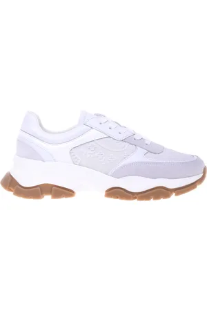 BALDININI Buty, Kobieta, Biały, 39 EU, Suede and lace trainer