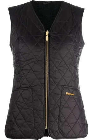 Barbour Kurtki, Kobieta, Czarny, M, Czarny Kamizelka Liner Odzież damska