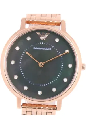 Emporio Armani Pre-owned, Kobieta, Żółty, ONE SIZE, Pre-owned Metal watches