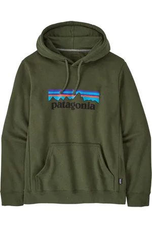 Patagonia Bluzy, Mężczyzna, Zielony, S, Bluza z kapturem Boardshort Logo Uprisal