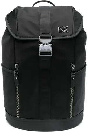Michael Kors Torebki, Mężczyzna, Czarny, ONE SIZE, Podwójny Zamek Aviator Plecak