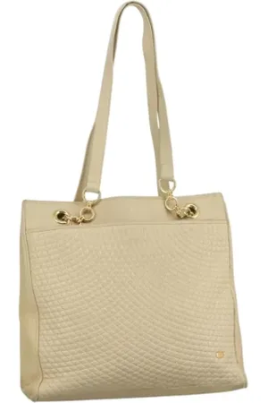 Bally Pre-owned, Kobieta, Beżowy, ONE SIZE, Skóra, Pre-owned Leather totes