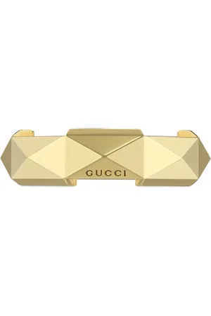 Gucci Akcesoria, Kobieta, Żółty, 51 MM, Ybc 662184001 - 18kt złoto żółte - Link to Love studded ring