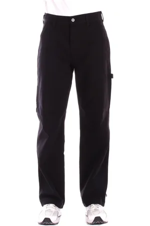 Dickies Spodnie, Mężczyzna, Czarny, W31, Czarne Spodnie z Logo Regular
