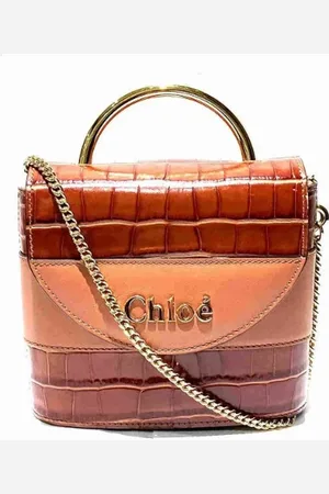 Chloé Pre-owned, Kobieta, brązowy, ONE SIZE, Skóra, Pre-owned Skórzane torebki