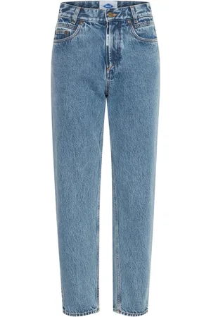 Ball Jeansy, Kobieta, Niebieski, W32 L32, Luźne jeansy Marble Wash