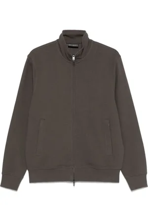 Emporio Armani Bluzy, Mężczyzna, brązowy, 2XL, Brązowy Sweter Kapsułowa Kolekcja