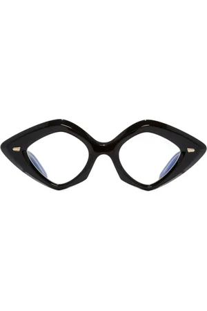 Cutler and Gross Akcesoria, Kobieta, Czarny, ONE SIZE, Czarne RX Okulary Oversize