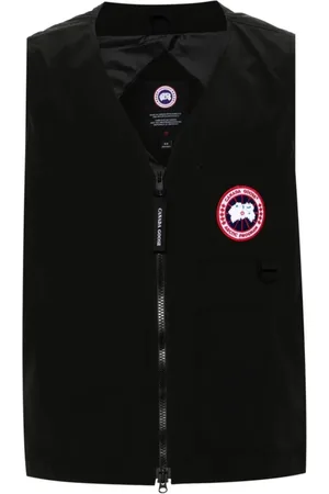 Canada Goose Kurtki, Mężczyzna, Czarny, M, Czarny kamizelka męska