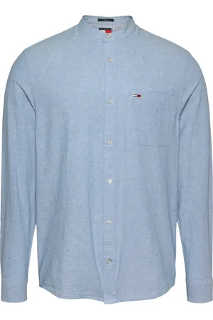 Tommy Hilfiger Koszule, Mężczyzna, Niebieski, XL, Denim, Azure Stylowe Jeansyy Denim
