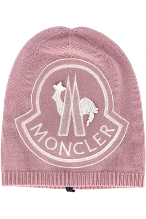 Moncler Pre-owned, Kobieta, Różowy, ONE SIZE, Wełna, Pre-owned Cashmere hats