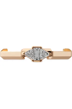 Gucci Akcesoria, Kobieta, Żółty, 50 MM, Ybc 744971001 - Oro Rosa 18kt, Diamenty - Link to Love pierścionek z 18kt różowego złota