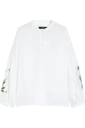 Max Mara Bluzki, Kobieta, Biały, 3XS, Bluzka Ilex w Białym