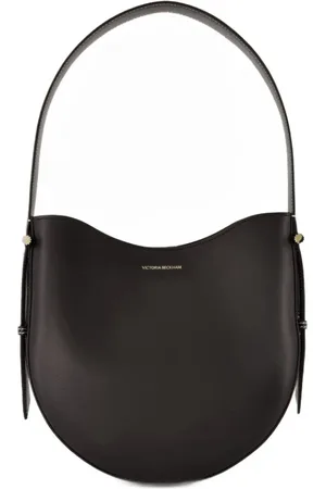 Victoria Beckham Torebki, Kobieta, Czarny, ONE SIZE, Czarna skórzana torba na ramię z uchwytem