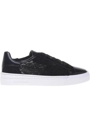 BALDININI Buty, Kobieta, Czarny, 36 1/2 EU, Leather and lace trainer