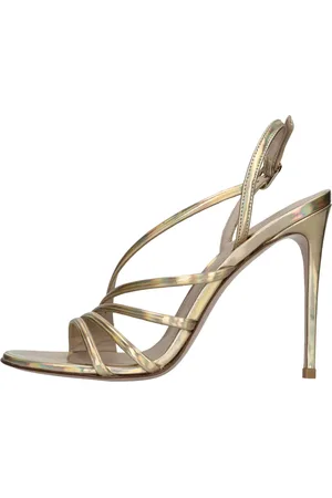 LE SILLA Buty, Kobieta, Żółty, 38 EU, Sandały Złote