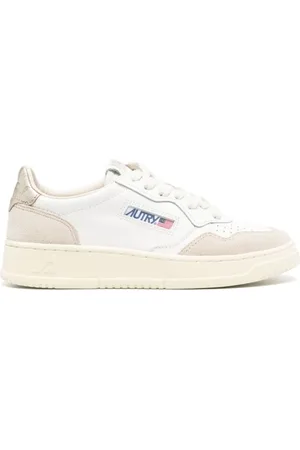 Autry Buty, Kobieta, Beżowy, 36 EU, Nylon, Niskie Medalist Sneakers