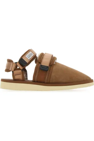 SUICOKE Buty, Mężczyzna, brązowy, 43 EU, Biscuit Suede Kapcie wodne