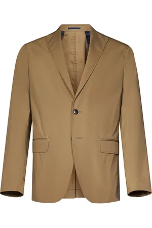 LOW BRAND Kurtki, Mężczyzna, brązowy, XL, Kurtka Camel Dopasowany Fason Premium Materiały