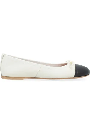 Via Roma Buty, Kobieta, Biały, 36 1/2 EU, Eleganckie Baletki w kolorze Off