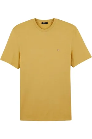 Eden Park Koszulki, Mężczyzna, Pomarańczowy, 3XL, Bawełna, T-shirt z krótkim rękawem z logo motyla
