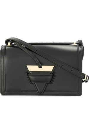 Loewe Torebki, Kobieta, Czarny, ONE SIZE, Czarna Skórzana Torba Barcelona