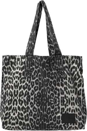 Co`Couture Torebki, Kobieta, Wielobarwność, ONE SIZE, Torba Maxi Shopper z Wzorem Leoparda