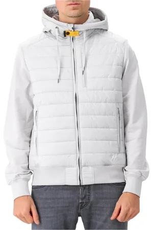 Parajumpers Kurtki, Mężczyzna, Szary, M, Bawełna, Szara kurtka z bawełnianymi rękawami