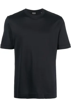 Ermenegildo Zegna Koszulki, Mężczyzna, Czarny, L, T-Shirts
