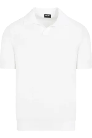 Ermenegildo Zegna Koszulki, Mężczyzna, Biały, M, Polo Shirts