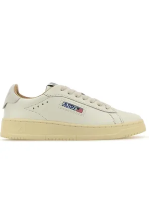 Autry Buty, Kobieta, Biały, 40 EU, Białe Skórzane Sneakersy Dallas