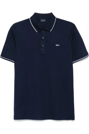 Paul & Shark Koszulki, Mężczyzna, Niebieski, XL, Klasyczny polo z bawełny
