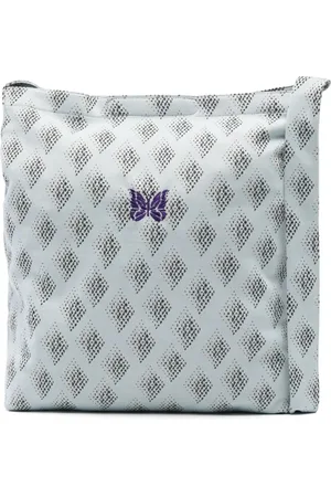 Pins & Needles Torebki, Mężczyzna, Niebieski, ONE SIZE, Niebiesko-Szara Bum Bag z Górnymi Uchwytami