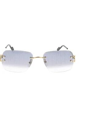 Cartier Akcesoria, unisex, Żółty, ONE SIZE, Stylowe okulary przeciwsłoneczne dla modnego wyglądu