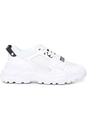 VERSACE Buty, Mężczyzna, Biały, 41 EU, Skóra, Białe Sneakersy