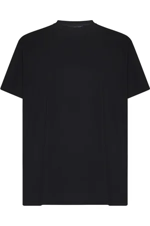 LOW BRAND Koszulki, Mężczyzna, Czarny, 2XL, Bawełna, Czarna koszulka z okrągłym dekoltem dla mężczyzn