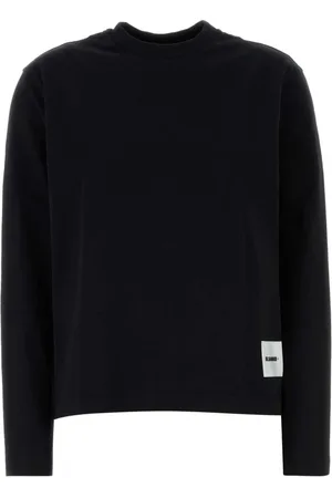 Jil Sander Bluzy, Kobieta, Czarny, M, Zestaw czarnych koszulek z bawełny