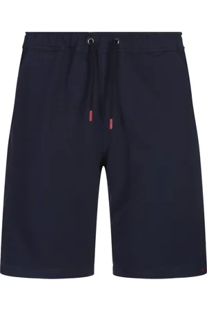Kiton Szorty, Mężczyzna, Niebieski, 2XL, Niebieskie Spodnie z Bawełny i Elastanu