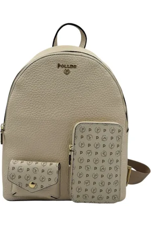 Pollini Torebki, Kobieta, Beżowy, ONE SIZE, Heritage Plecak z Przodem