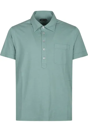 Tom Ford Koszulki, Mężczyzna, Zielony, L, Polo Shirt Casual