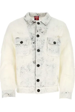 Vitelli Kurtki, Mężczyzna, Biały, S, Denim, Kurtka