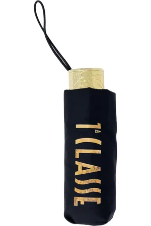 ALVIERO MARTINI 1A CLASSE Akcesoria, Kobieta, Czarny, ONE SIZE, Nylon, Supermini Logo Geo Parasol Jesień/Zima Kolekcja