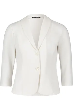 Betty Barclay Kurtki, Kobieta, Biały, 2XL, Krótka marynarka z guzikami