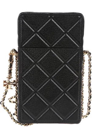 Tory Burch Akcesoria, Kobieta, Czarny, ONE SIZE, Stylowa Phone Crossbody Torba