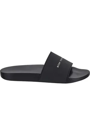 Rick Owens Buty, Mężczyzna, Czarny, 39 EU, Slidersy