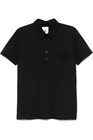 PT Torino Koszulki, Mężczyzna, Czarny, S, Klasyczny Polo Shirt w Granacie