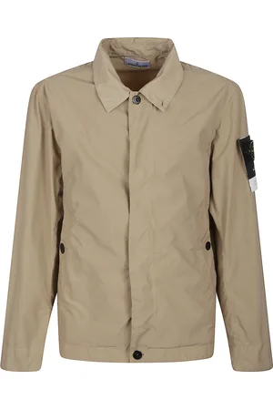 Stone Island Kurtki, Mężczyzna, Beżowy, L, Stylowa Kurtka dla Mężczyzn
